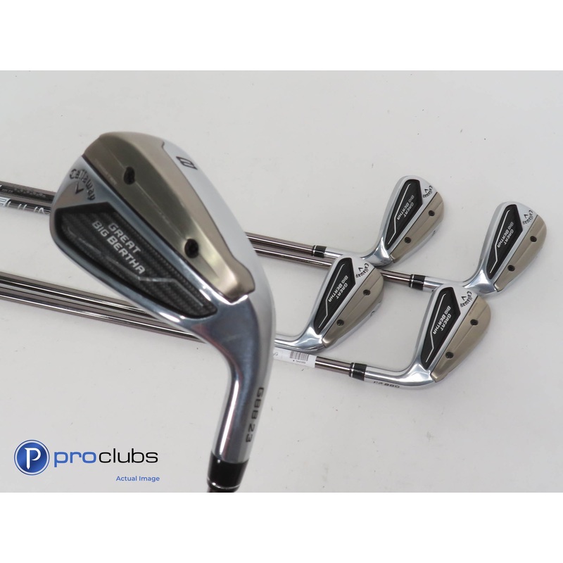 Nice! Callaway 2023′ Great Big Bertha Irons 6-PW Graphite UST Helium 60 Senior