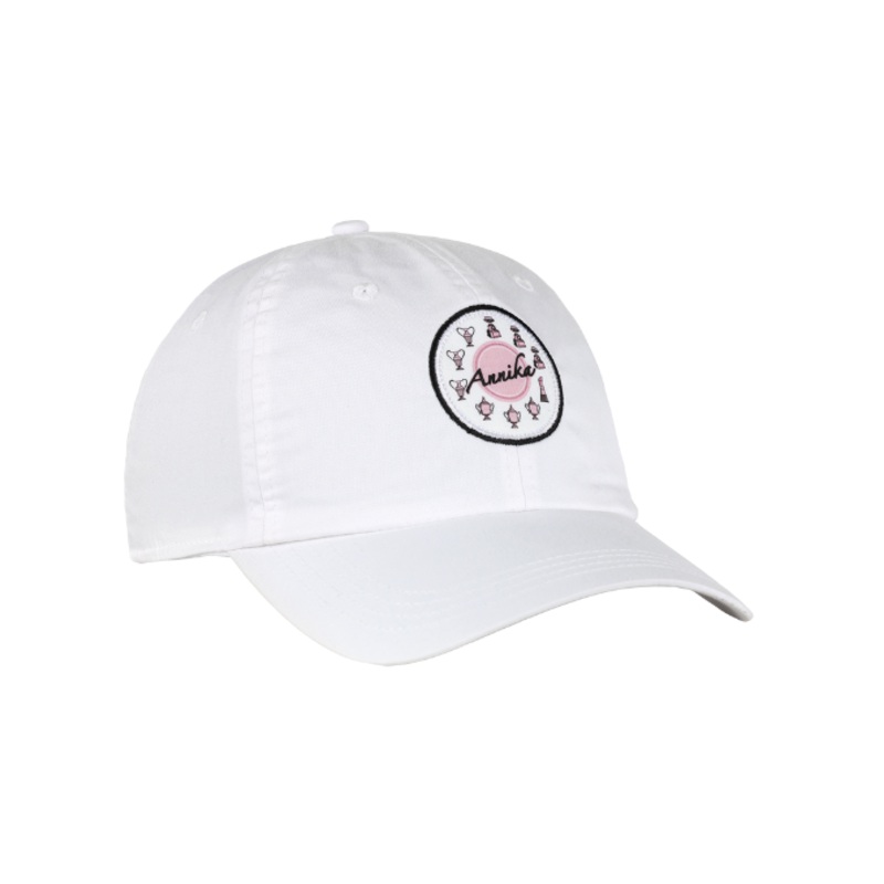 Annika Major Trophies White Lightweight Cotton Cap