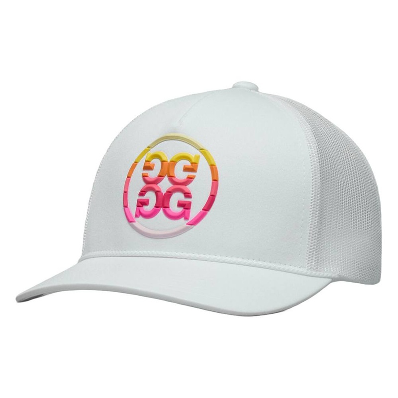 Gfore Gradient Circle G’s Cotton Twill Trucker Golf Cap Snow – SP25 Women
