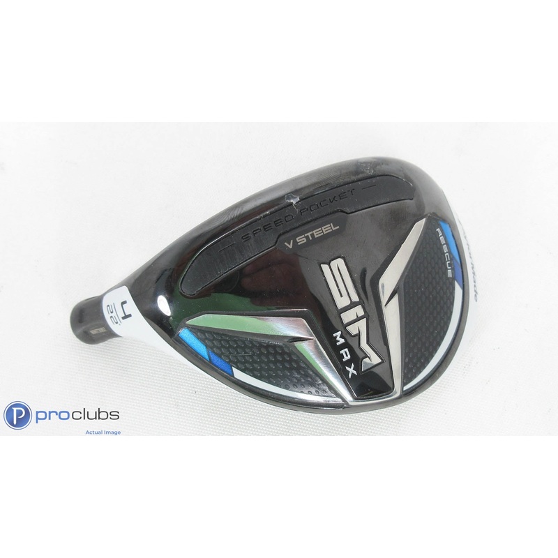 Nice! Left Handed TaylorMade SIM Max 22* #4 Hybrid -Head Only- RH #272238