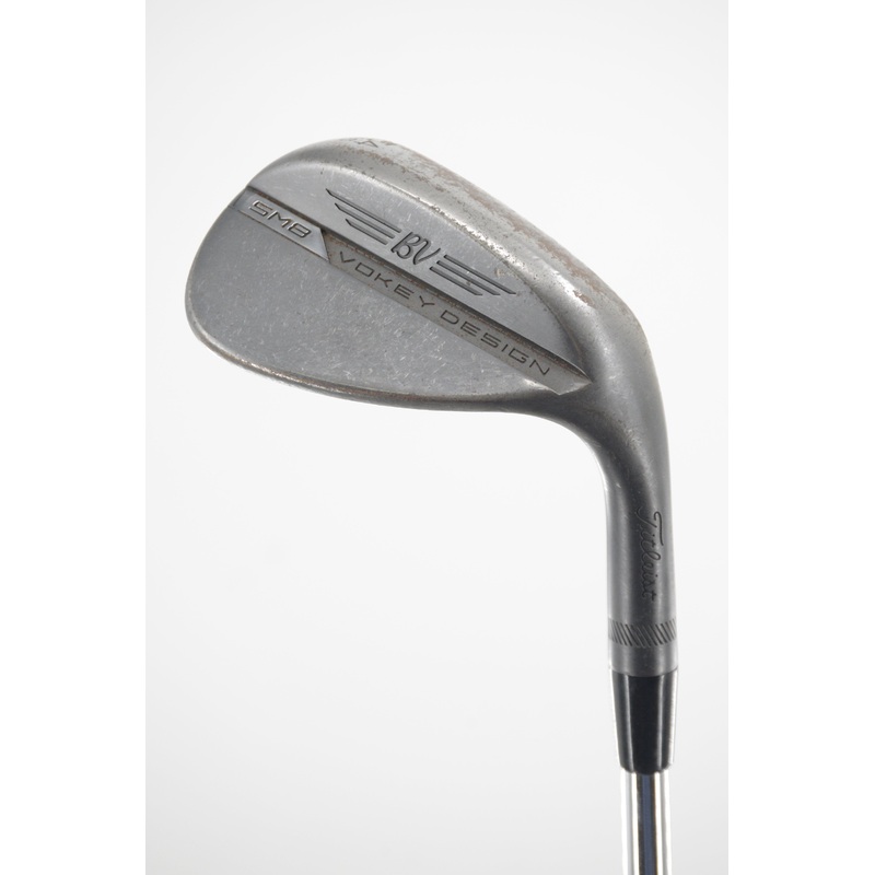 Titleist Vokey SM8 Jet Black 54 Degree Wedge S Flex 35″