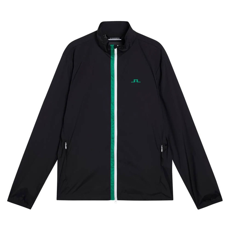 J.Lindeberg Ash Light Packable Golf Jacket Black – SS23 Men