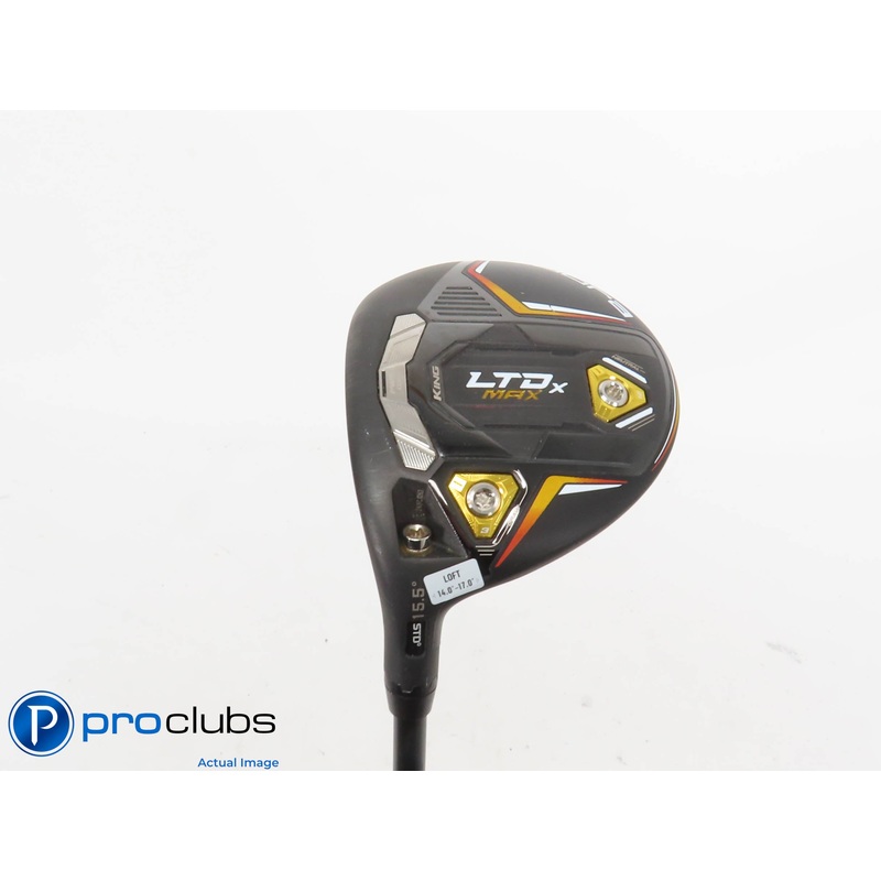Left Handed Cobra KING LTDx MAX 15.5* 3 Wood – UST Helium 5F2 Senior – 413669
