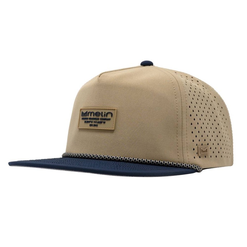 Melin Hydro Coronado Brick Golf Cap Khaki/Navy – FA24 Men