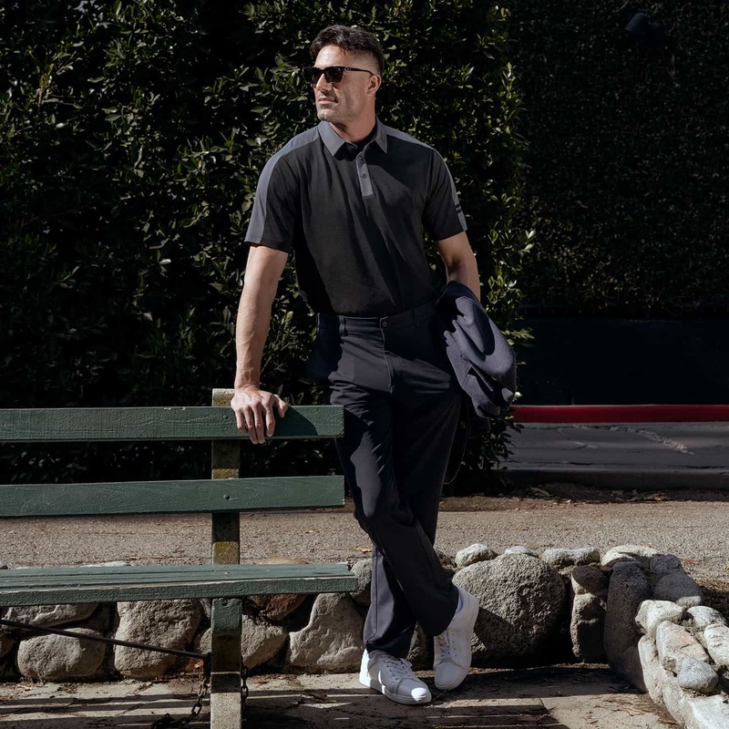 Men’s Short Sleeve Shoulder Trim Polo