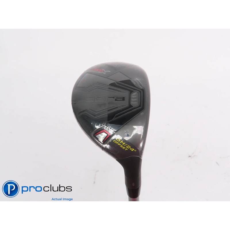 New! Ladies Cobra AIR-X2 Offset 24* 5 Hybrid – Ultralite 45g Ladies Flex #442281