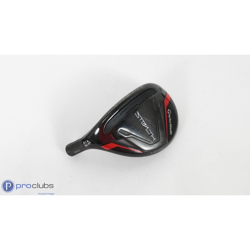 Nice! Left Handed TaylorMade Stealth 22* 4 Hybrid – Head Only – 341188