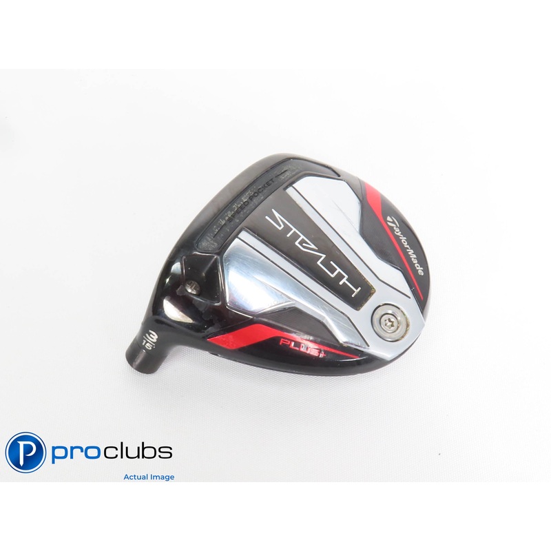 Nice! Left Handed TaylorMade Stealth PLUS+ 15* 3 Wood – Head Only – 424834