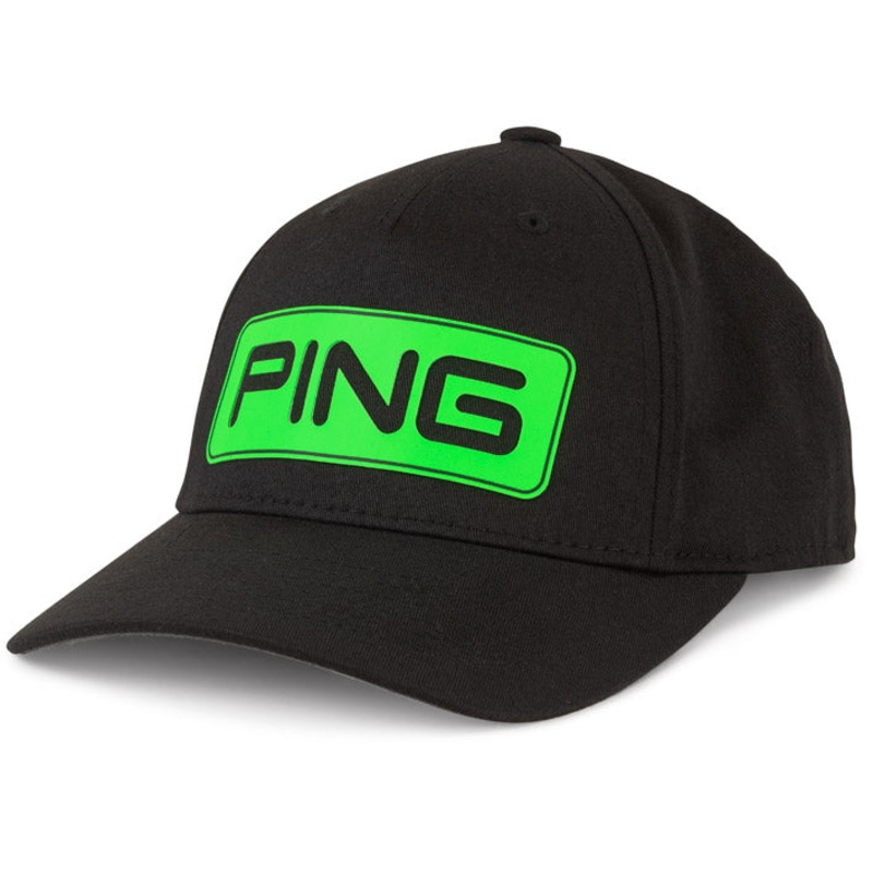 PING Junior Tour Classic Golf Cap – Black/Green