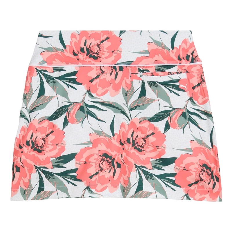PUMA Blake Knit Beautiful Game Golf Skirt White Glow/Peach Frost – SS25 Women