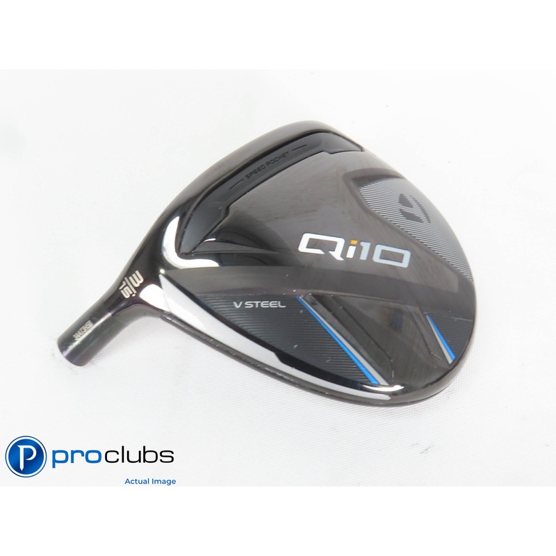 Excellent! Left Handed TaylorMade Qi10 15* 3 Wood – Head Only – 433582