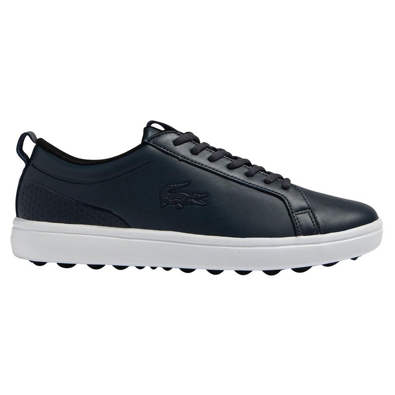 Lacoste G Elite Synthetic Spikeless Golf Shoes Navy/White – 23 Men