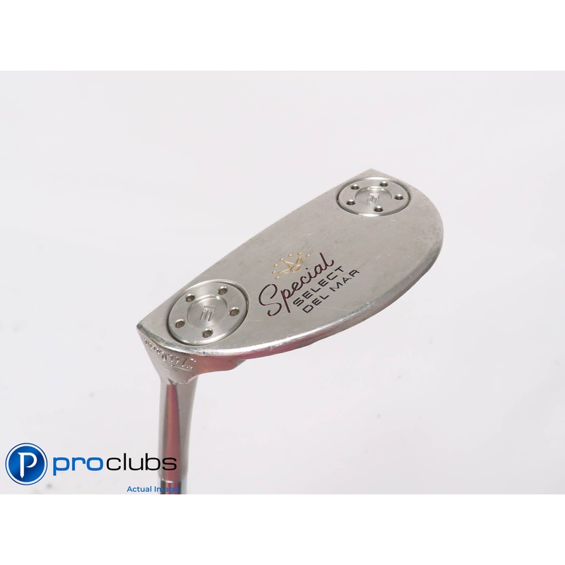 Left Handed Scotty Cameron 2020 Special Select Del Mar 33.5″ Putter #447888