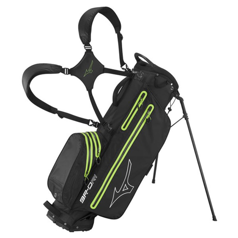 Mizuno BR-DRI Golf Stand Bag – Black/Green