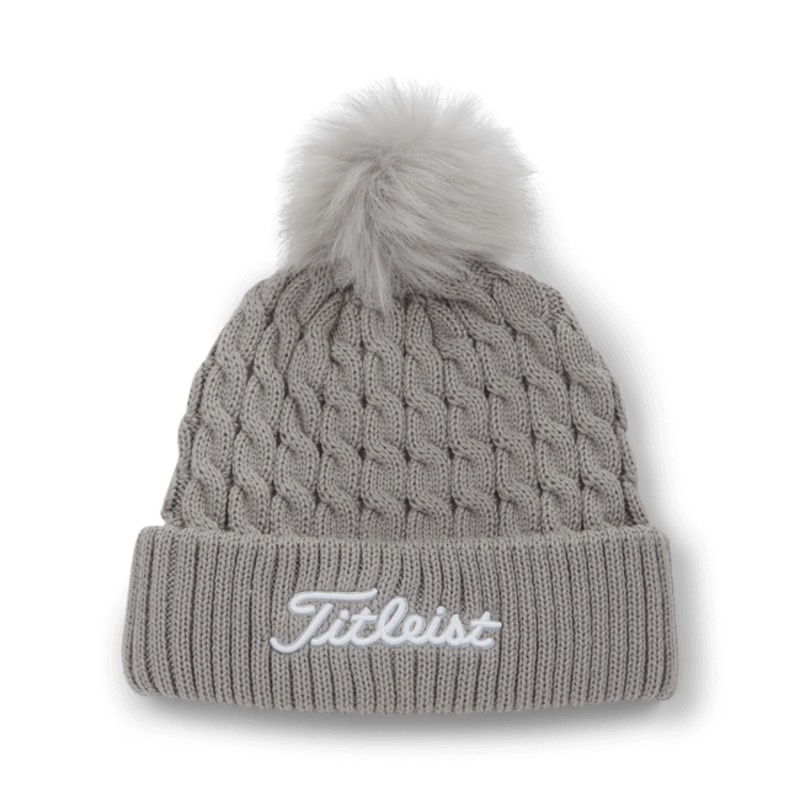 Titleist Cable Knit Pom Pom Beanie – Womens