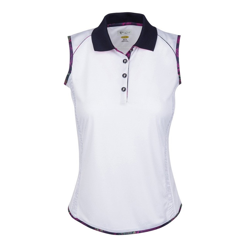 Greg Norman ML75 Marina Golf Polo Previous Season White – SS18 Women