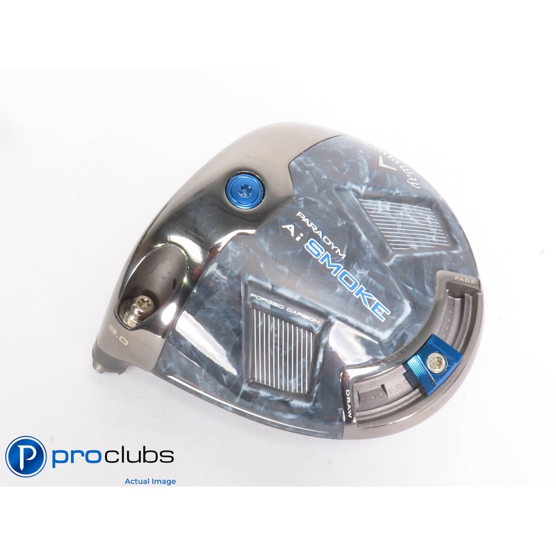 Left Handed Callaway Paradym Ai Smoke MAX 9* Driver – Head Only – L/H – 428089