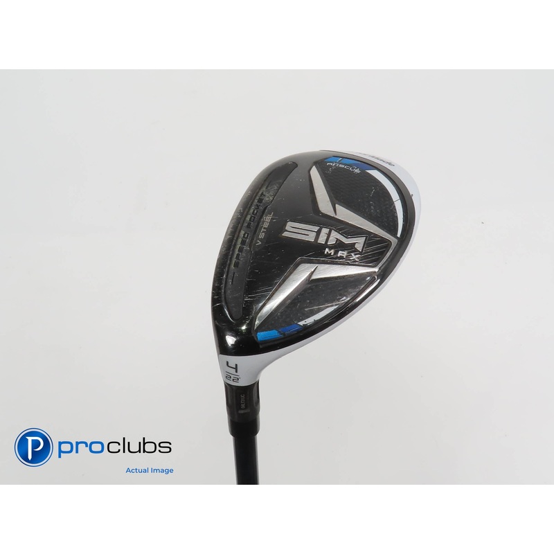 Left Handed TaylorMade SIM MAX 22* 4 Hybrid – Ventus Blue 6R Regular Flex 375070