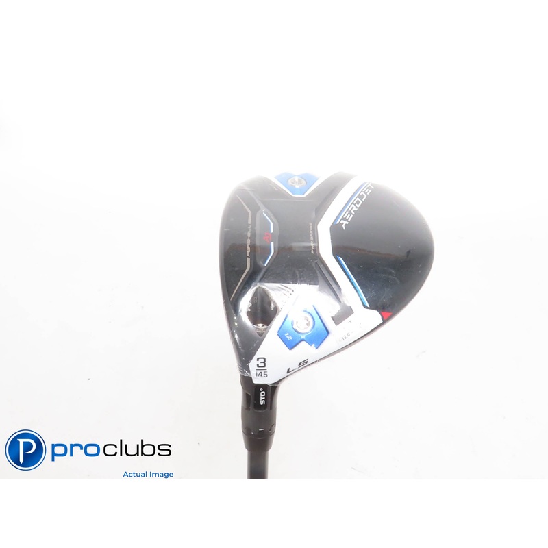 New! Left Handed Cobra Aerojet LS 14.5* 3 Wood – Kai’li White 70S Stiff – 426653