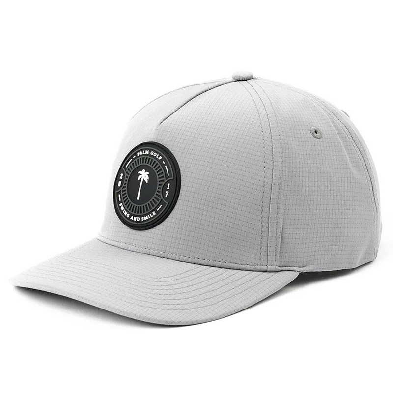 Palm Golf Icon Performance Snapback Golf Cap Light Gray – SS24 Men