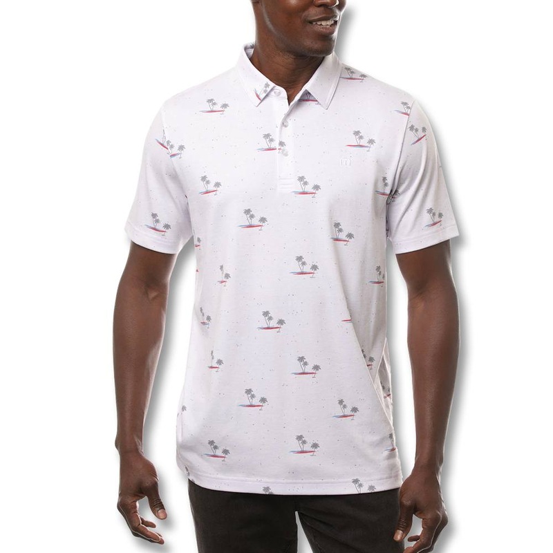 TravisMathew Rally Time Golf Polo White – SS21 Men