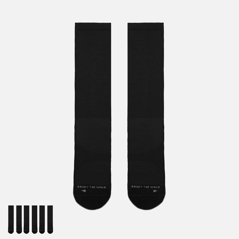 TRUE Performance Crew Athletic Sock 3-Pack | Black
