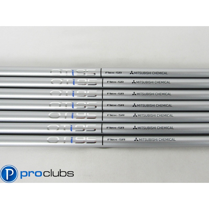 7 NEW MITSUBISHI CHEMICAL OTi 95 SR FLEX STIFF-REGULAR GRAPHITE IRON SHAFTS .370