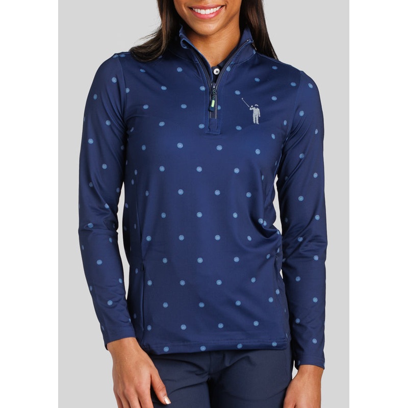 Divot Dots Women’s Chip Shot Pocket Pullover
