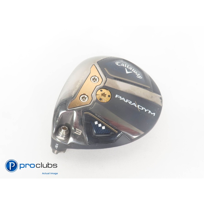 Left Handed Callaway Paradym Triple Diamond 15* 3 Wood – Head Only – L/H 382100