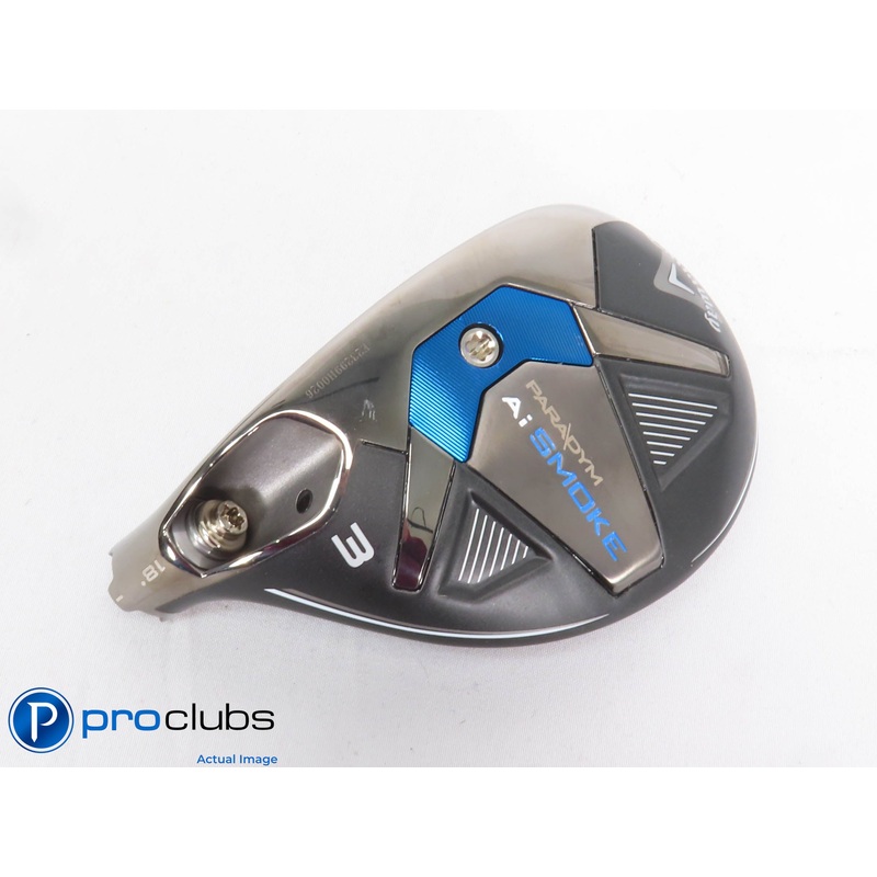 Mint! Left Handed Callaway PARADYM Ai Smoke 18* 3 Hybrid – Head Only – 433222