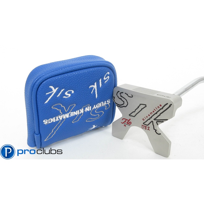 NEW SIK FLO M-SERIES DOUBLE BEND TOPLINE PUTTER 35″ w/ HEADOVER #368094