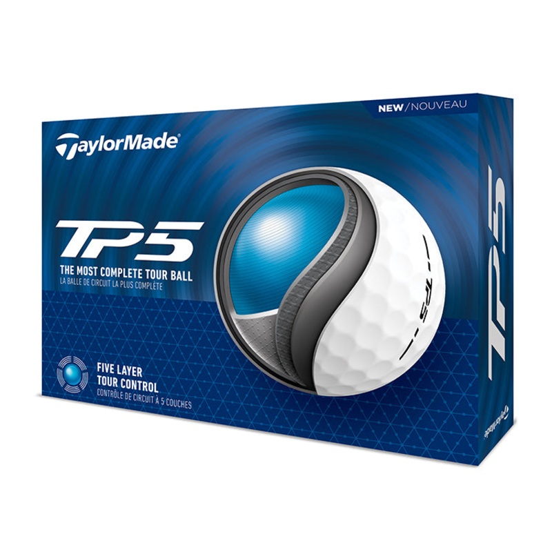 Taylormade TP5 Golf Balls – White