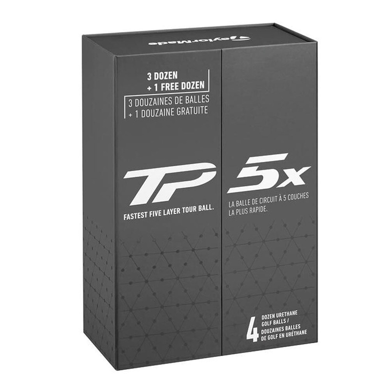 TaylorMade TP5x Golf Balls Athlete Box (Buy 3 and get 1 free)