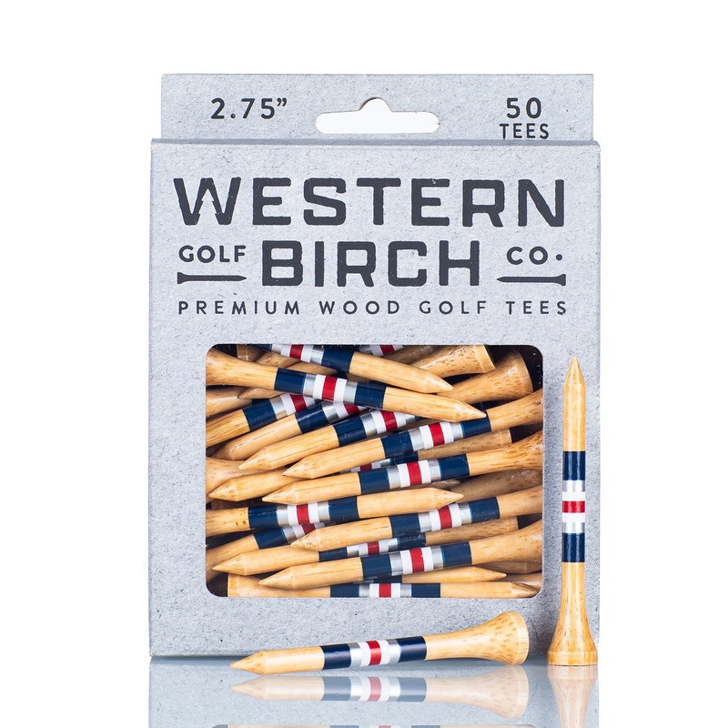 “Colonial” Signature Striped Golf Tee