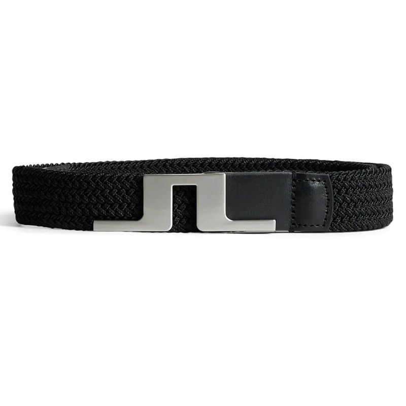J.Lindeberg Lykke Braided Golf Belt Black – SS25 Women