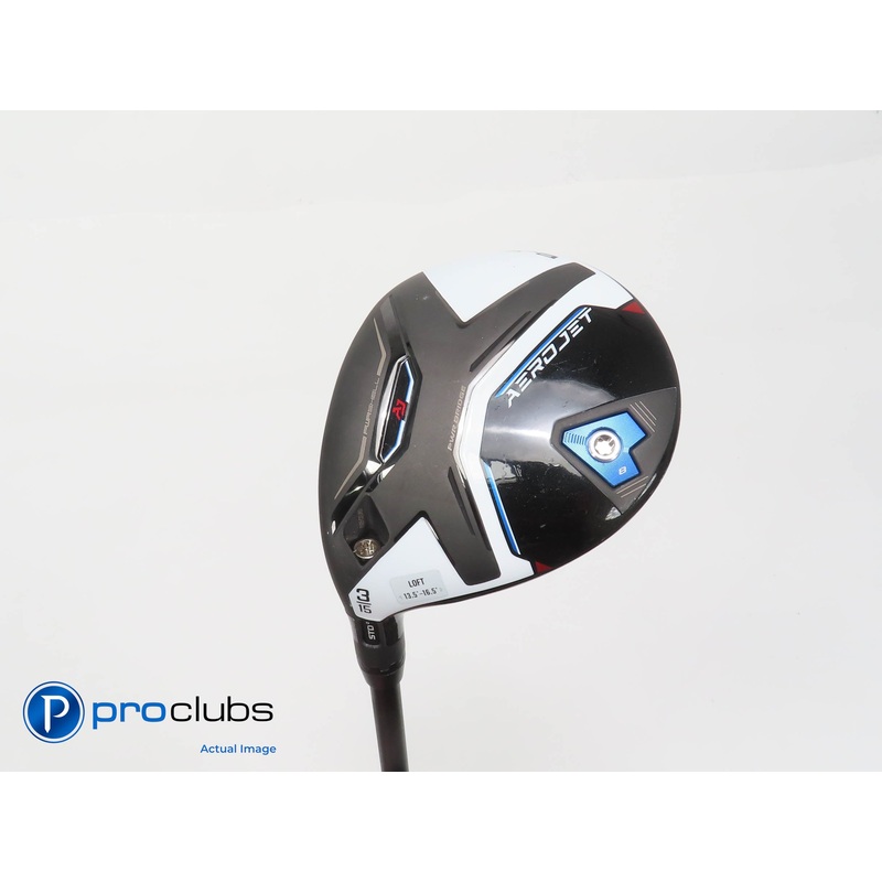 Left Handed Cobra AEROJET 15* 3 Wood – Fujikura Motore X F3 6-R Regular 397589