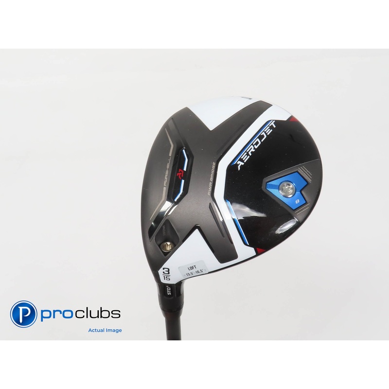 Left Handed Cobra AEROJET 15* 3 Wood – Fujikura Motore X F1 6-S Stiff – 397581