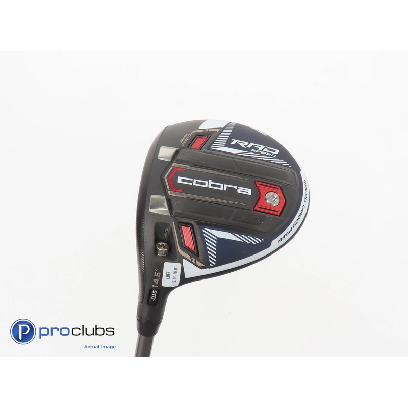 Left Handed Cobra RAD Speed 14.5* 3 WOOD Peacoat – Riptide CB 50g Stiff – 375932