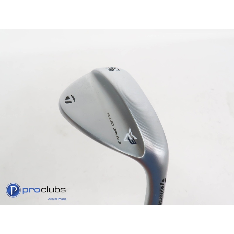 Nice TaylorMade Milled Grind 3 Chrome HB 58*(12*) Wedge – S200 Stiff Flex 366794