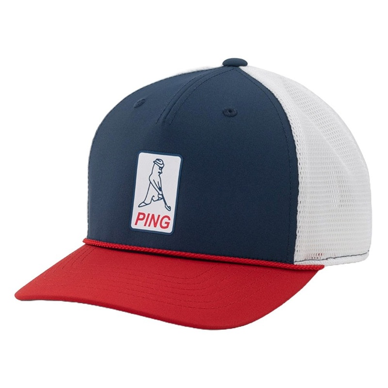 PING Karsten O.G Performance 241 Golf Cap Red/White/Blue – 24 Men