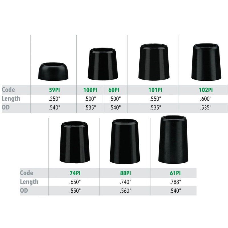 Iron Ferrules .355″ 65TI – Black