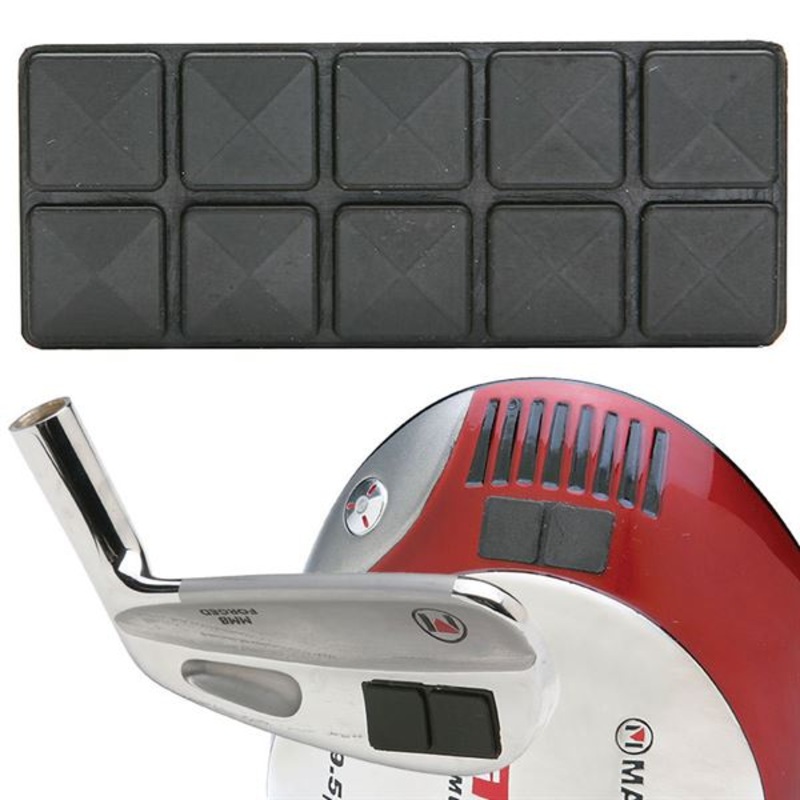 Rubber Tungsten Squares Swingweights  – 10 Pack