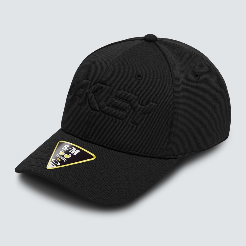 Oakley 6 Panel Stretch Hat Embossed Black L / XL