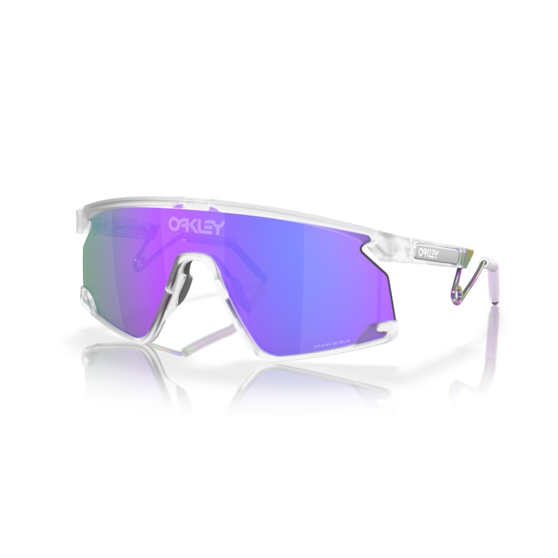 Oakley BXTR Metal Sunglasses Prizm Violet Lens – Matte Clear Frame