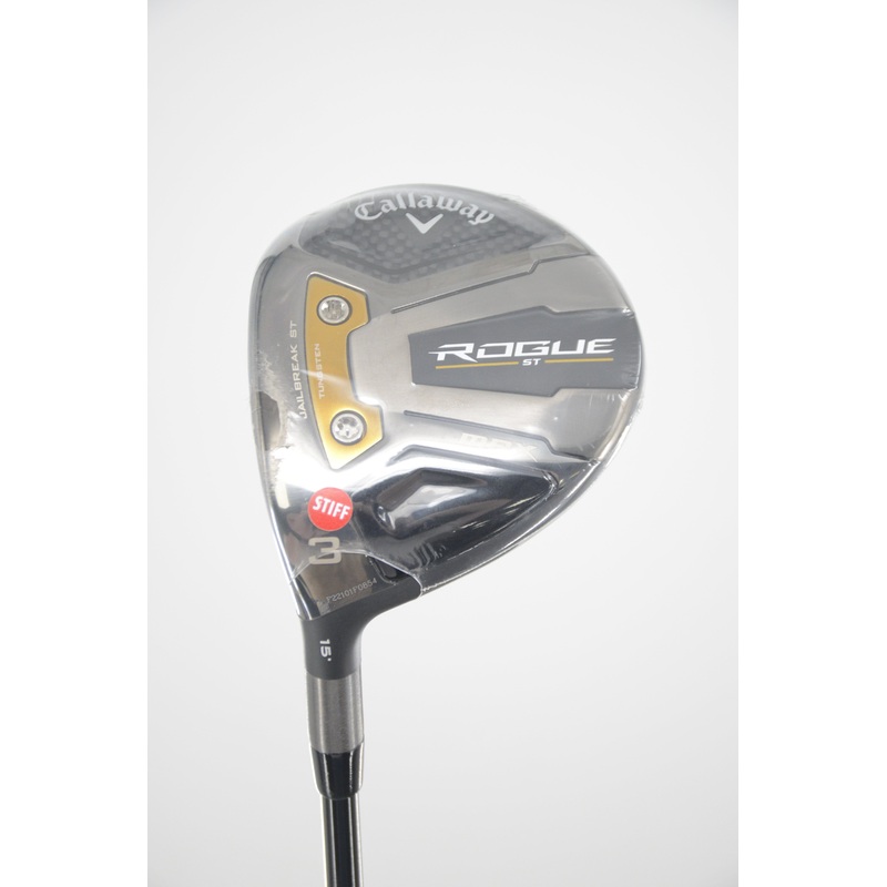 NEW Lefty Callaway Rogue St Max 3 Wood S Flex 42.75″
