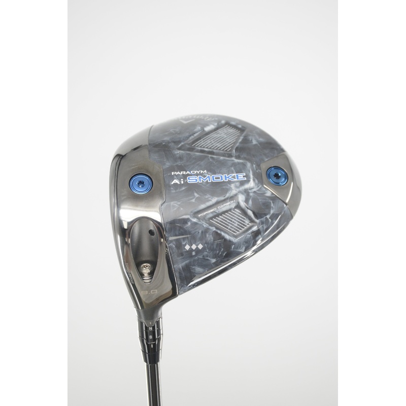 Lefty Callaway Paradym Ai Smoke Triple Diamond 9 Degree Driver S Flex 45.5″