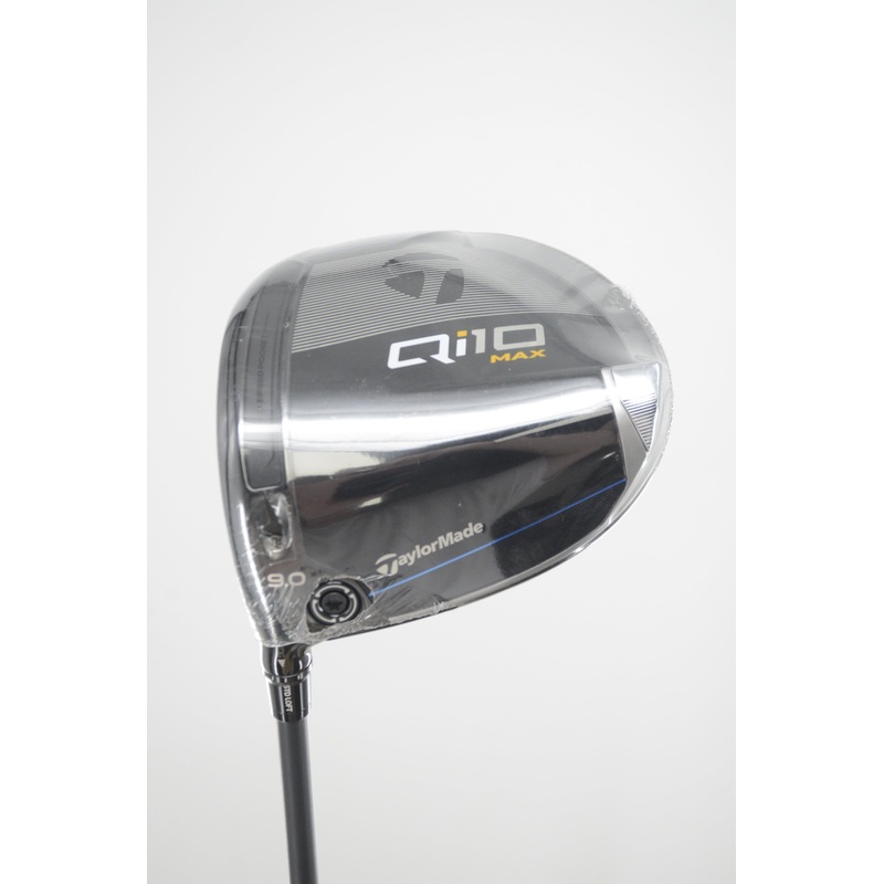 NEW Lefty TaylorMade Qi10 Max 9 Degree Driver S Flex 45.25″