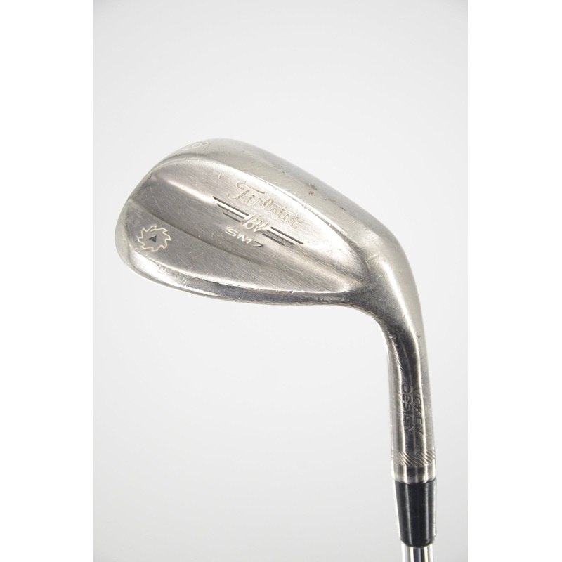 Titleist Vokey SM7 Brushed Steel 58 Degree Wedge S Flex 34.75″