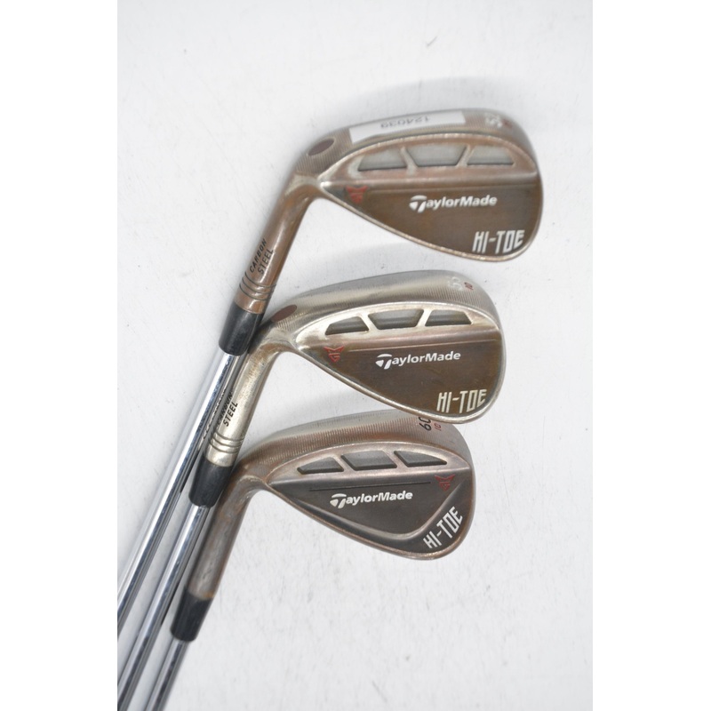 Lefty TaylorMade Hi-Toe 52, 56, 60 Degree Wedge Set S Flex