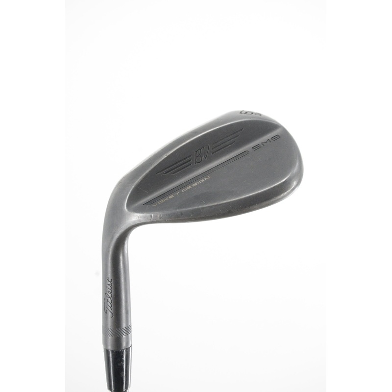 Lefty Titleist Vokey SM9 Jet Black 60 Degree Wedge S Flex 35″